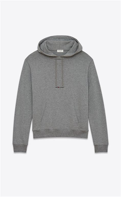 yves saint laurent grey sweatshirt|yves saint laurent hoodie.